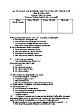 Đề thi giao lưu học sinh giỏi Tiểu học - Cấp Thành phố môn Tiếng Việt + Toán Lớp 5 - Năm học 2011-2012